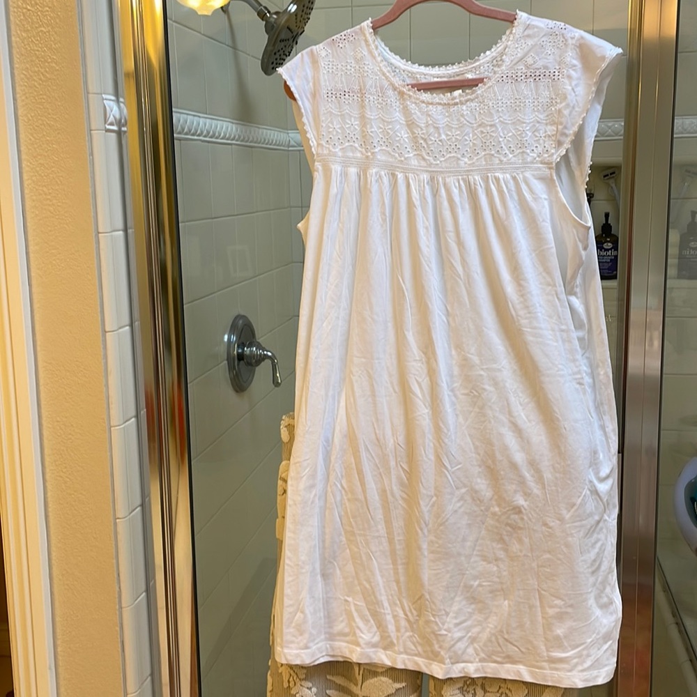 Soft cotton coverup /sleep shirt